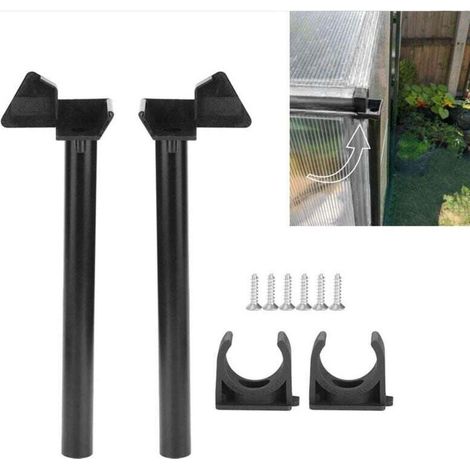 Trywise Regenrinnen-abflussrohr-set Für Gewächshäuser, Garten-gewächshaus-zubehör, Regenwasser-ableitungsrohr, Entwässerungsfallrohr, Zubehörteile