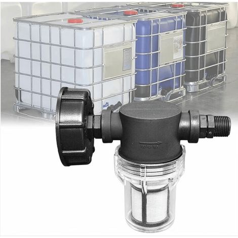 Tankanschlussventil Für 1000-l-ibc-behälter, Gartenschlauchkupplung Für Regenwassersammler Mit Filterfunktion, S60x6 Ibc-tankadapter (1/2'' Außengewinde)