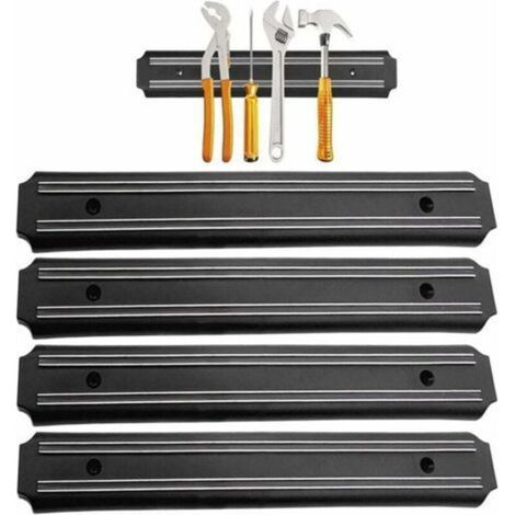 Magnetische Werkzeugleiste Für Die Wand, 4er-set, Abmessungen: 33 Cm X 5 Cm. Magnetischer Griff Für Werkzeuge. Paneel Für Werkzeugleiste. Magnetstreifen. Magnetischer Griff Für Werkzeuge.