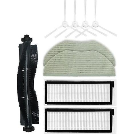 Reinigungstuch-set Und Seitenbürsten Hepa Für Staubsaugerroboter Qihoo 360 X90 X95 S9
