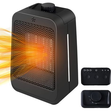 Heizlüfter, 1200w Keramik-ptc-heizlüfter Mit Energiesparfunktion, 3 Temperaturstufen, Touch-steuerung, Kippschutz, Schnelle Erwärmung