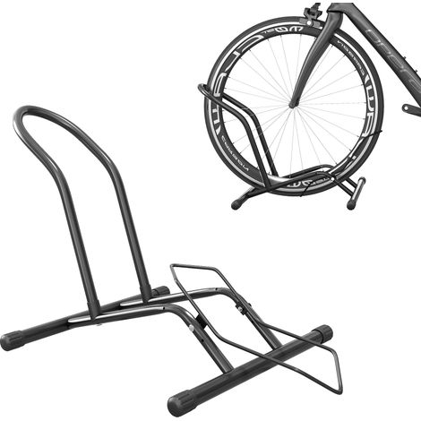 Stahl-fahrradständer Für Innen- Und Außenbereich, 59x41x38 Cm, Schwarz