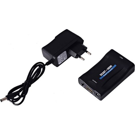 Angebot Spannungswandler Scart Zu Hdmi 1080p 60hz Adapter Scart Plug And Play Analog-zu-digital-wandler Video-audio-adapter