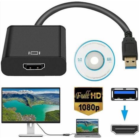 Usb-auf-hdmi-adapterkabel Und Cctv-adapter (1 Stück)