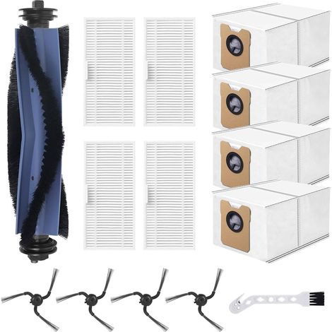 Ersatzteile C10 Für Eufy C10 Saugroboter, 1 Hauptbürste, 4 Seitenbürsten, 4 Hepa-filter, 4 Staubbeutel, 1 Reinigungswerkzeug, 1 Schraubendreher