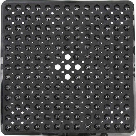 Rutschfeste Duschmatte, Quadratische Badematte 53 X 53 Cm Mit Starken Saugnäpfen Und Ablauflöchern, Maschinenwaschbar, Schnelltrocknend, Schimmelresistent, Badezimmer-badematte