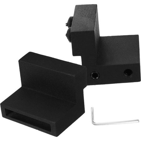 2 Stück Türstopper Aus Aluminium Für Schiebeschienen, Ersatzteile Für Scheunentüren, Verstellbar Und Langlebig