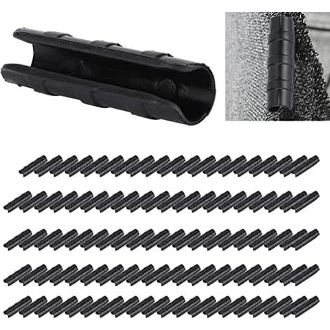 Clips Für Gewächshaus, 100 Stück, Schwarze Befestigungszubehör, Gartenmaterial Zur Installation Von Gewächshäusern