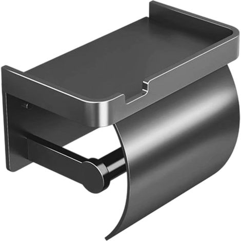 Toilettenpapierhalter, Aluminium-toilettenpapierhalter, Toilettenpapierhalter Mit Deckel, Platzsparender Toilettenpapierhalter, Rostfreier Toilettenpapierhalter