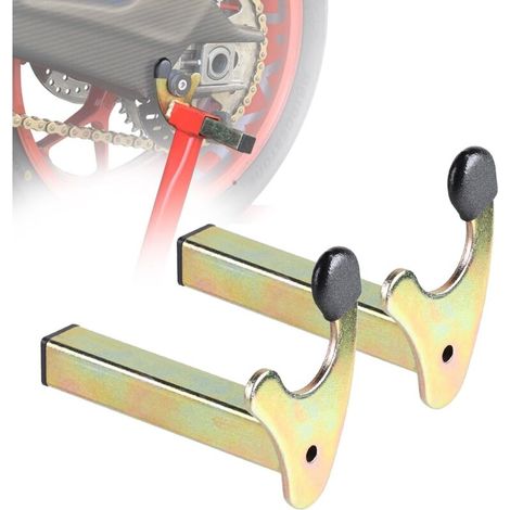 2 Stück Werkstatt-ständer-adapter Für Universelle Hintere Motorrad-ständer 20 X 20 X 118 Mm Hebevorrichtung Schwingenbolzen Für Motorrad, U-form