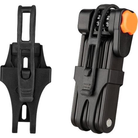 Flexibles Fahrradschloss, 4-stelliges Zahlenschloss, Extra Hoher Diebstahlschutz, Gehärteter Stahl, Länge 85 Cm. Hervorragender Diebstahlschutz Für Alle Fahrräder.