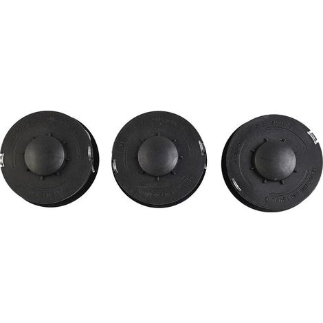 3er-set Ersatz-fadenköpfe Aus Nylon Für Rasentrimmer Mit 9,8 M Faden (1,6 Mm), Kompatibel Mit Gc-et 4530 Und Rtv 400/550/550-1, Für Die Garten- Und Rasenpflege