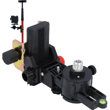 L-förmige Wandhalterung Für Laser-nivelliergeräte – Einstellbar 0–10 Cm – Kompatibel Mit Teleskopständern – Materialien: Abs Und Eisen