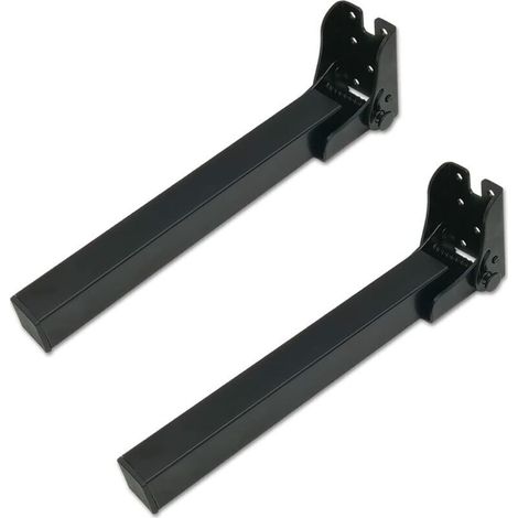 Klappbarer Tischfuß, Klappbar, Höhe 30 Cm, Design: Schwarz, Material: Eisen, Für Bett-, Sofa- Und Campingtisch, 2er-pack