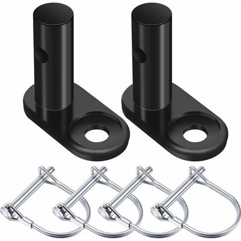 2 Stück Fahrrad-anhänger-kupplung, Fahrrad-anhängerkupplungs-verbinder, Ersatz-anhängerkupplung Aus Stahl, Montageadapter, Fahrradkupplung, Befestigungsadapter, 6 Teile