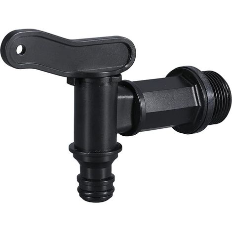 Zubehör Für Eimerhahn, Kunststoff-adapterkappe Für Hahn, Schwarze Tülle 6/8/3/4