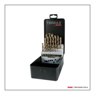 Set 25 hss Cobalt Bohrer Ø1 à 13 mm