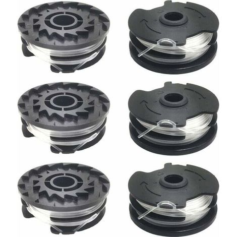 6er-pack Nylonfaden-spulen, 1,6 Mm, Für Rasentrimmer, Lidl Parkside, Spiralförmiges Design Für Effizientes Schneiden, Kompatibel Mit Prta 20-li, Prt 300, Prt 550