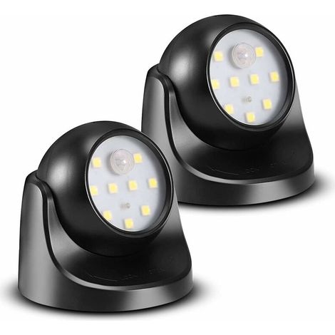 Drahtlose Led-projektorleuchte Mit Bewegungsmelder, 150 Lumen, Abnehmbare Kugel, 360° Drehbarer Kopf, 120° Erfassungswinkel, Reichweite Bis Zu 3 M