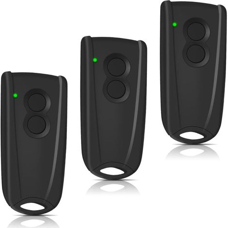 3 Stück 433,92 Mhz Fernbedienung Für Garagentor Für Hörmann Ecostar Rsc2-433 Rse2-433, Rsz1-433, Hörmann Liftronic 500/700/800 Für Portronic D2500/d5000/s4000 (grünes Licht)