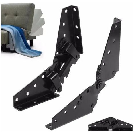 Verstellbares Möbelscharnier, Klappbett, Lazy-sofa-verbindung, 3-stufen-winkelmechanismus, Halterung, 2 Sets