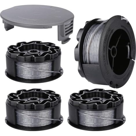 Spulenfaden Für Bosch Universalgrasscut Rasentrimmer 18 18-26 18-260 F016800570 Mit Abdeckung (4 Stück)