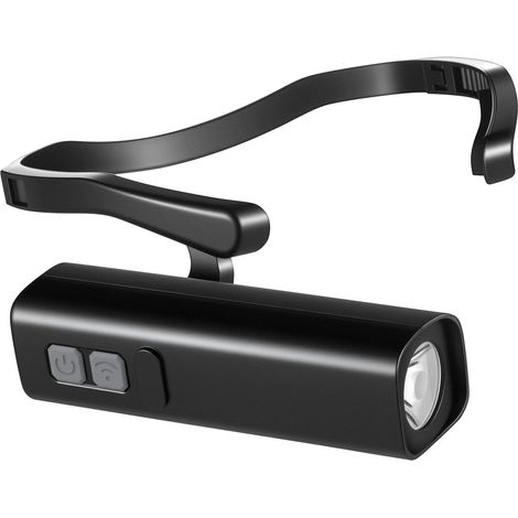 Ohrlampen-stirnlampe, Schwarz, Einpanelig, Hohe Intensität, Wiederaufladbar, Extrem Helle Angel-lampe Für Die Nacht, Stirnband-typ.