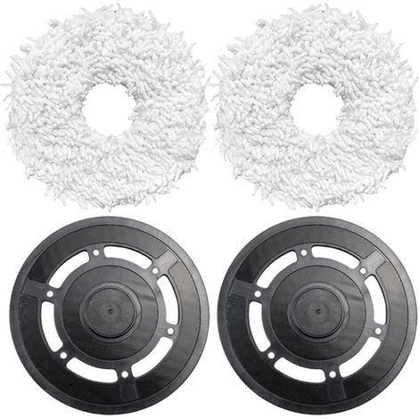 Mopphalter Mit Reinigungstuch Für Ecovacs Deebot X1 Omni/turbo - 2 Halter + 2 Tücher