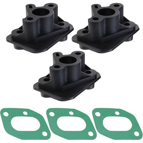 3er-set Ansaugkrümmer-anschlussstücke Für Vergaser, Kompatibel Mit Motorsense 1e40f-5 44 F-5 Bc430 Cg430 Cg520 43cc 52cc