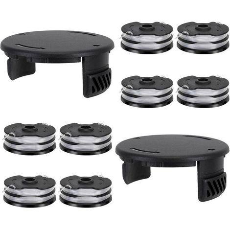 8 Spulen Kompatibler Faden Für Parkside 13600210 – Inklusive 2 Deckel – Ersatzteile Für Lidl Prta 20-li, C3, A1b2, Prt 550 A1/a3, Prt 300 A1 – Zuverlässige Qualität.