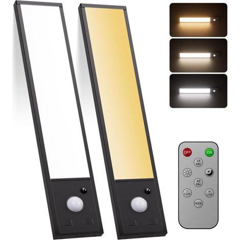 Led-schrankbeleuchtung Mit Bewegungssensor, 4 Modi Unterbauleuchte/nachtlicht, 2er-pack
