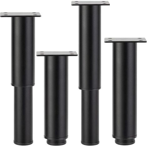 Möbelbeschläge, Möbelfüße, Tischfüße, Küchenfüße, Schrankfüße Aus Metall, Metallfüße Für Sofa, Sessel, Tisch, Tv, 4 Stück 20-37 Cm