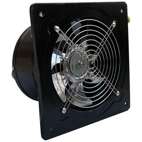 Axialventilator 80w 8 Zoll, 1250 M³/h, Luftabsauger 200 Mm Für Küche, Industrieller Metall-luftextraktor.