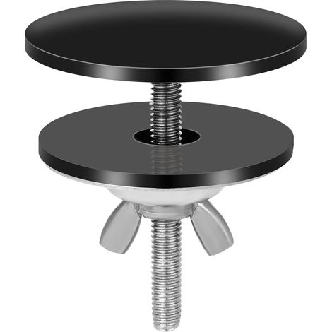 Schwarze Wasserhahnlochabdeckung, 5 Cm Edelstahl-wasserhahnlochabdeckung, Wasserdichte Spülbeckenhohlraumabdeckung, Schwarze Küchen-spülbeckenhohlraumabdeckung Für Wasserhahnloch-stopfen