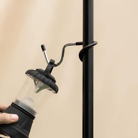 4er-set Rutschfeste Haken Für Garagenregale, Campinglaternen, Vogelfutterhäuschen Und Regalstangen, 135 Mm