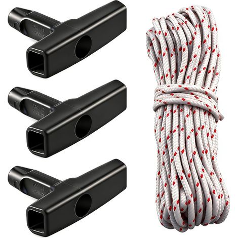Startseil, 10 M, 3,0 Mm, Mit 3 Startgriffen, Für Rasenmäher, Kettensäge, Freischneider, Trimmer, Motorteile