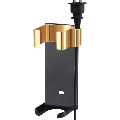 Wandhalterung Für Haarglätter, Metallhalter Kompatibel Mit Haartrockner (ohne Schrauben)