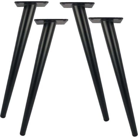 Satz Von 4 Robusten Metall-tischbeinen, 40 Cm, Für Moderne Möbel Wie Kommoden, Schränke, Schreibtische Und Hocker, Ersatzstütze Mit Tragfähigkeit Bis Zu 800 Kg