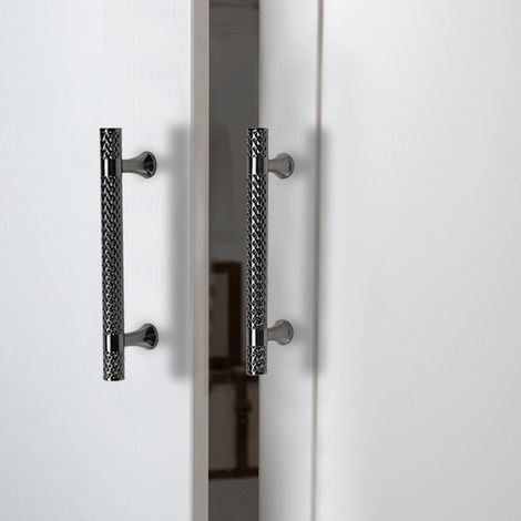 Schwarze Möbelgriffe, Lochabstand 96 Mm, Küchengriff Aus Zinklegierung, Schrankgriff Für Schlafzimmer, 2 Stück