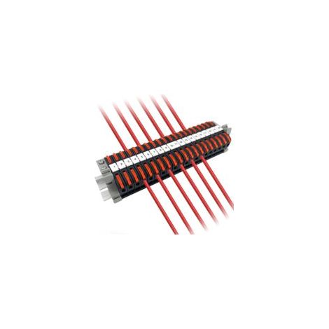 Set Mit 20 Elektrischen Din-klemmen – Aderendhülsen 0,08-4 Mm² – Schnellanschluss Für Sichere Verkabelung – Flammhemmendes Pa Und Vernickeltes Kupfer