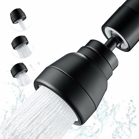 Küchenhahn-luftsprudler 360° – 3 Strahlarten – Massives Messing Und Abs – Wassersparend – Kompatibel Mit Hähnen 22mm/24mm