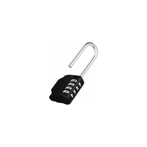 Langes Außenschloss Für Tor, Gartenhaus, 4-stelliges Großes Zahlenschloss Mit Langer Kette Für Sport-schließfach, College, Schule, Schwarzes Kombinationsschloss