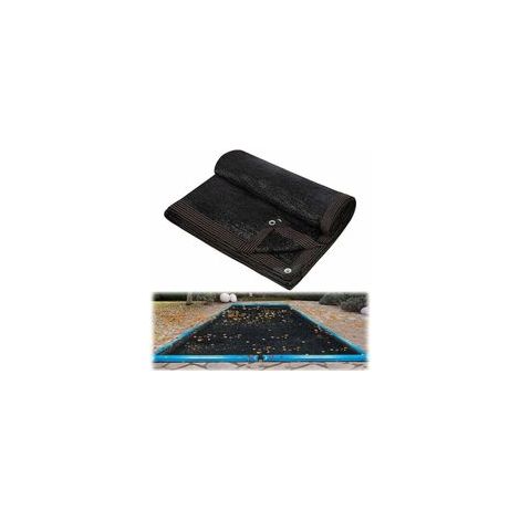 Poolabdecknetz Aus Blattmaterial Für Rechteckige Pools, Plane Zum Schutz Von Aufstellpools Im Außenbereich, Blockiert Abgestorbene Blätter Und Schmutz, 2×3 M (6,5x10 Ft)