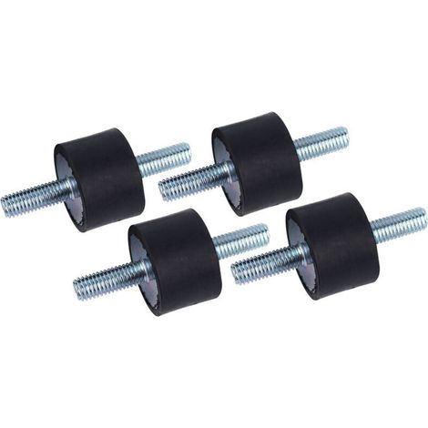 Satz Von 4 Schwingungsdämpfern M8 (30x20mm) - Langlebiger Gummi Für Kompressor/luftpumpe