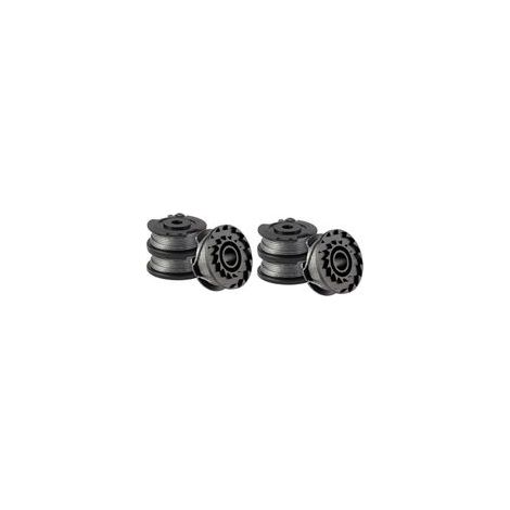 6er-pack Fadenspulen Für Bosch Art 23 Sl/art 26 Sl Rasentrimmer, Ersatz-nylonfaden (f016800569+f016800385), Durchmesser: 1,65 Mm, 4,9 M