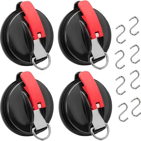 Saugnapf-anker Mit Befestigung - 4-teiliges Saugnapf-set, Robuste Multifunktions-saugnäpfe Für Autos