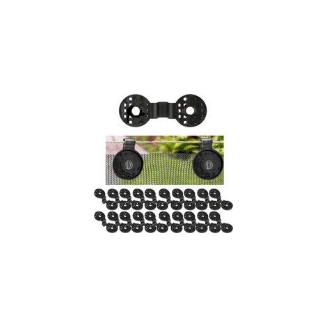 20er-set Schattenetz-klammern, Befestigung Für Gartenzaun, Sichtschutz, Gitter Für Terrasse, Außenbereich, Markisen, Terrassensegel, Wasserdichte Planen, Außennetz