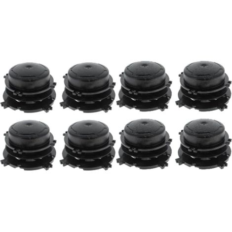 Starring 8er-pack Ersatz-spulenköpfe Für Fs-autocut 36-2 46-2 56-2 Rasentrimmer, Schwarz