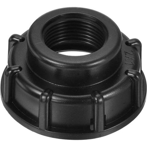 Ibc-adapter, Verschlusskappe S60x6 Für 1000-liter-tank, 1 Zoll (außenversion Konvex 1" Dicker)