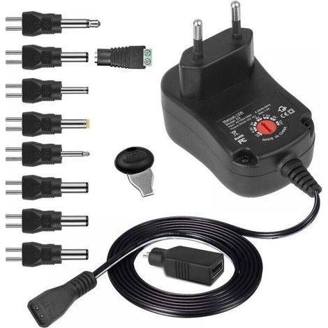 Netzteil 12w 3v 4,5v 5v 6v 7,5v 9v 12v Ac/dc Für Router, Led-leuchte